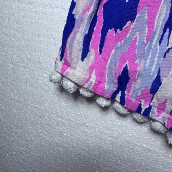 Lilly Pulitzer Womens Medium Palma Tube Top Tassel Drawstring Fringe Hem Beach - Picture 8 of 11